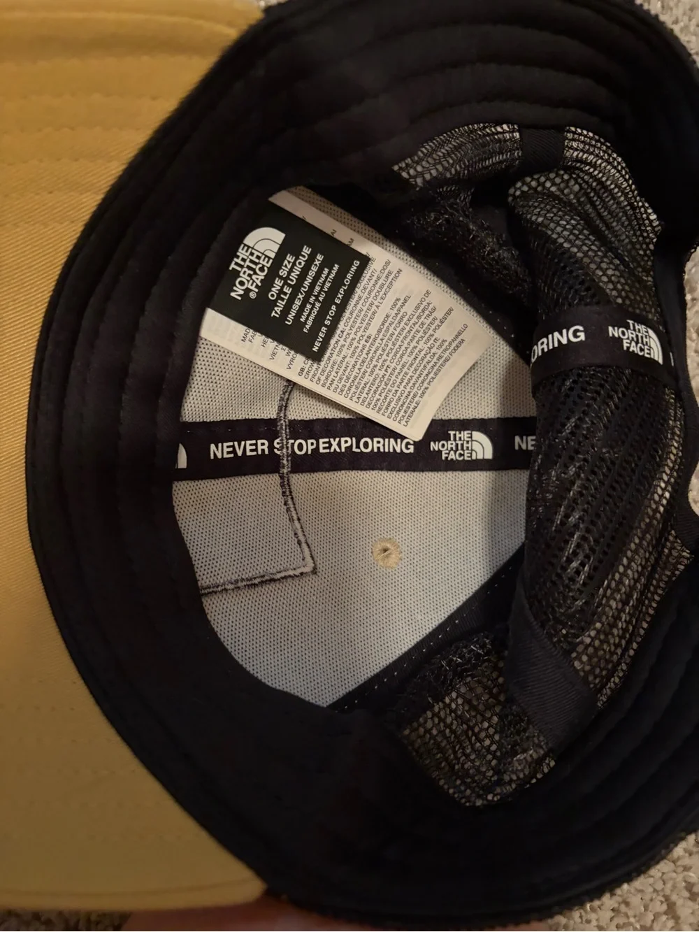 The North Face Black And Tan Mudder Trucker Hat